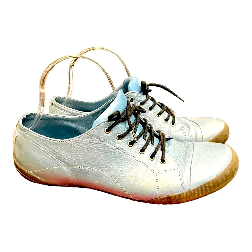 Beatrice Valenzuela Women's Blue Leather Shoes Size 40